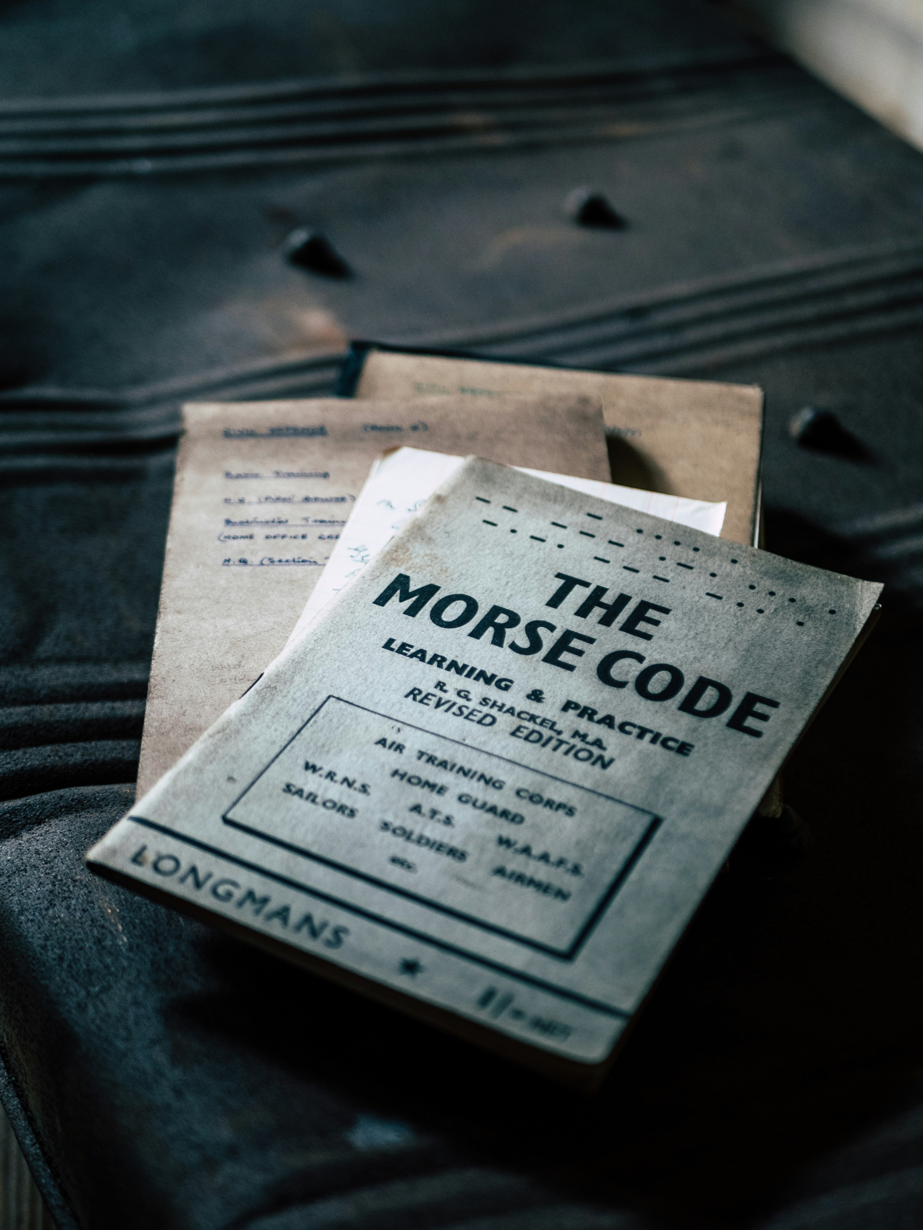 Morse code learner tracking daily progress with repeated practice blocks